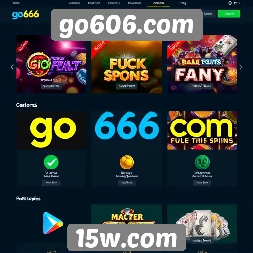 Funcionalidades inovadoras do site de jogos go606.com